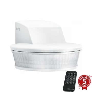 Steinel 059613 - Rörelsesensor SensIQ S IP54 vit + fjärrkontroll