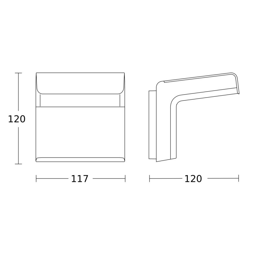 Steinel 059620 - Rörelsesensor iHF 3D KNX IP54 antracit