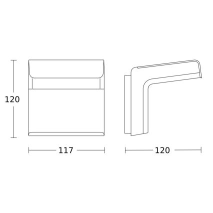 Steinel 059644 - Rörelsesensor iHF 3D KNX IP54 vit