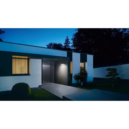 Steinel 059903 - LED Utomhus vägglampa med sensor L825 iHF LED/12W/230V 3000K IP44