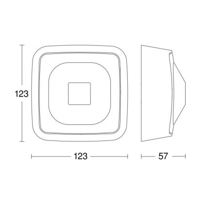 Steinel 064259 - Närvarodetektor HF 360-2 COM2 IP54 vit