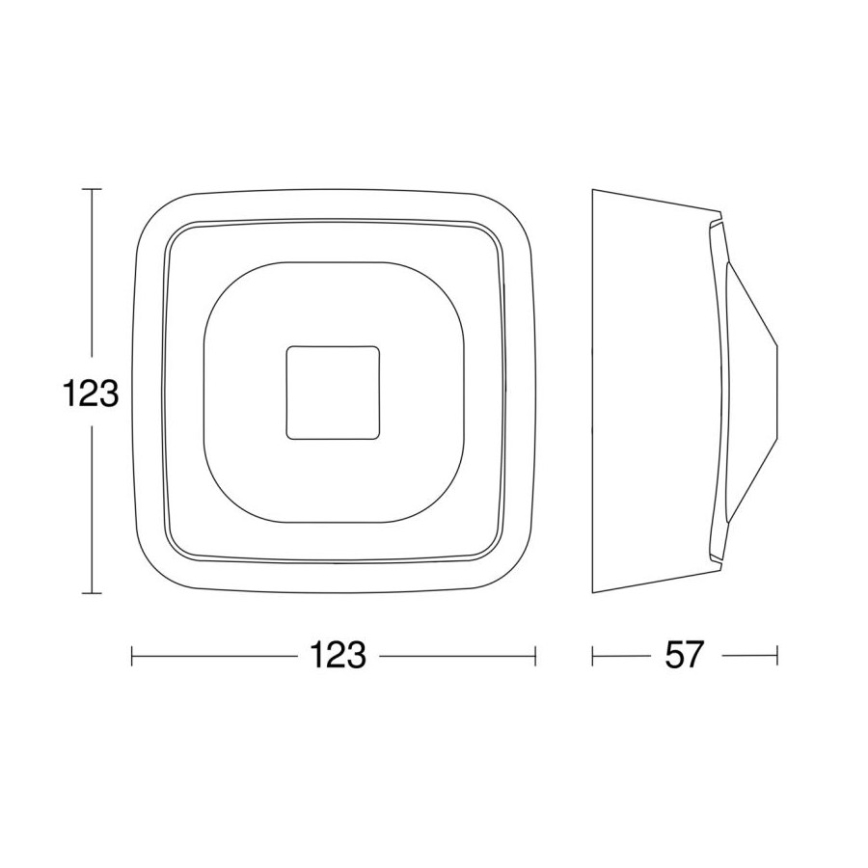 Steinel 064259 - Närvarodetektor HF 360-2 COM2 IP54 vit