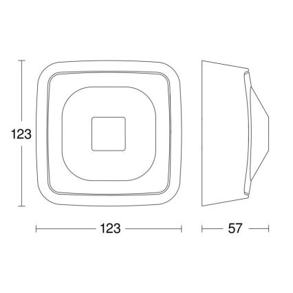 Steinel 064273 - Närvarosensor HF 360-2 DALI-2 APC IP54 vit