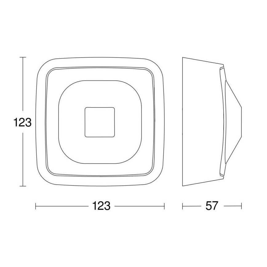 Steinel 064273 - Närvarosensor HF 360-2 DALI-2 APC IP54 vit