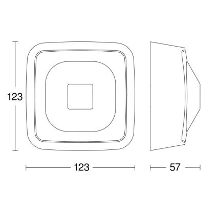 Steinel 064426 - Närvarodetektor HF 360-2 BT IPD IP54 vit