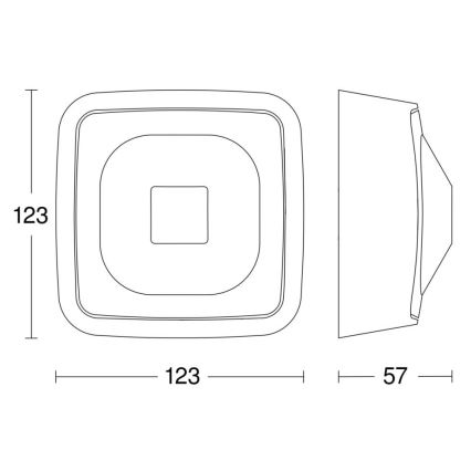 Steinel 064440 - Närvarodetektor HF 360-2 COM1 IP54 vit