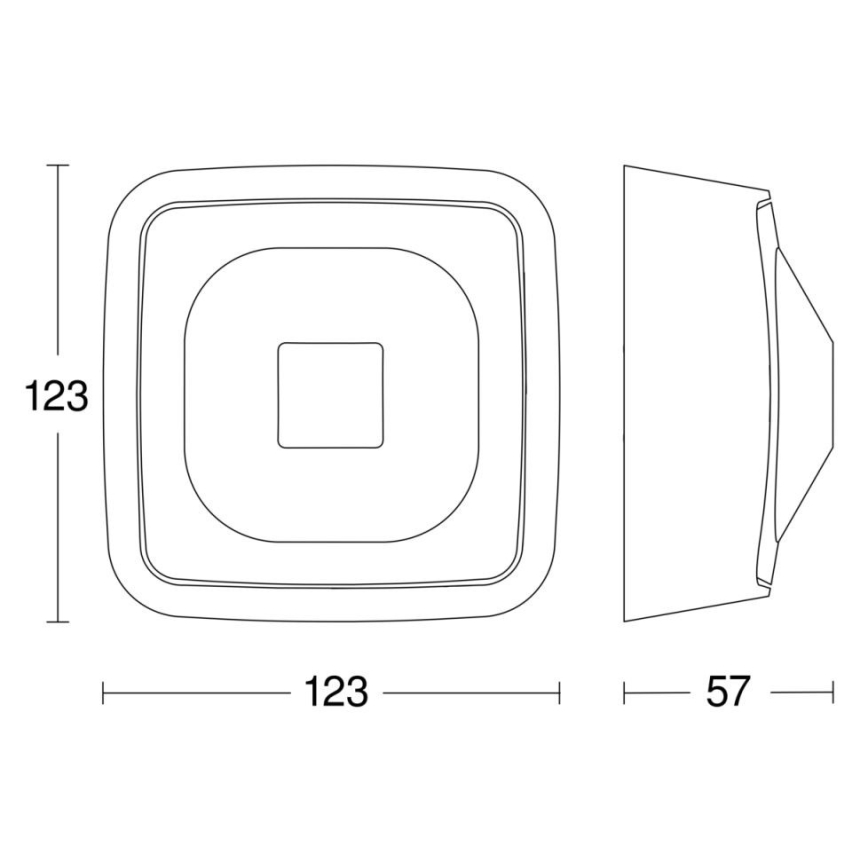 Steinel 064440 - Närvarodetektor HF 360-2 COM1 IP54 vit