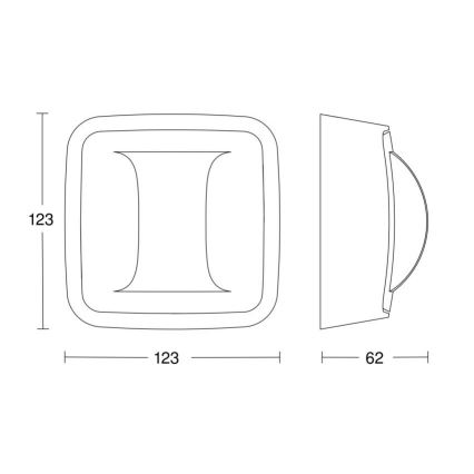 Steinel 064549 - Närvarodetektor Hallway DALI-2 vit
