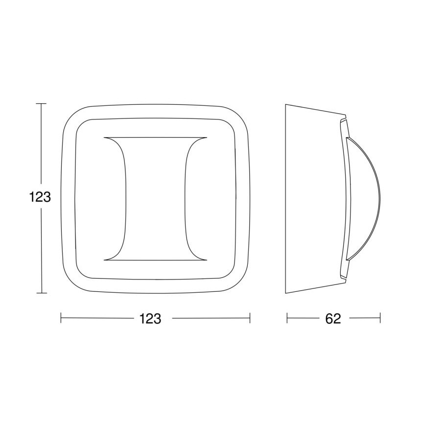 Steinel 064549 - Närvarodetektor Hallway DALI-2 vit