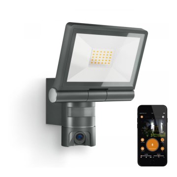 Steinel 065294 - LED Strålkastare med sensor och övervakningskamera LED/21W/230V IP44
