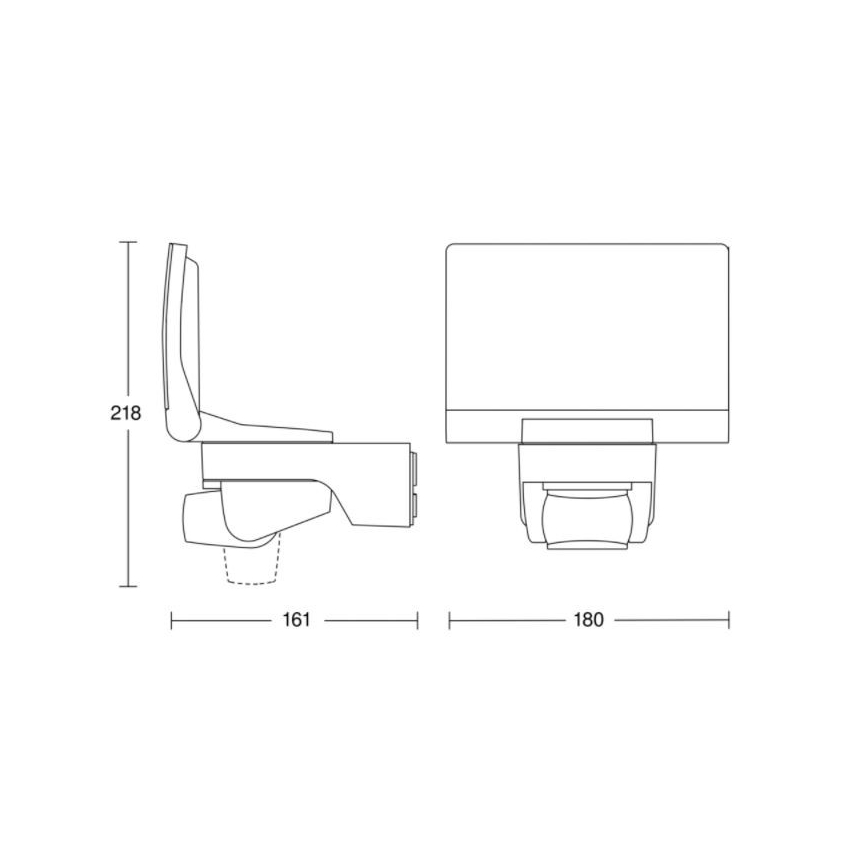 Steinel 065447 - LED Strålkastare med sensor XLED Hem LED/13,5W/230V IP44 svart