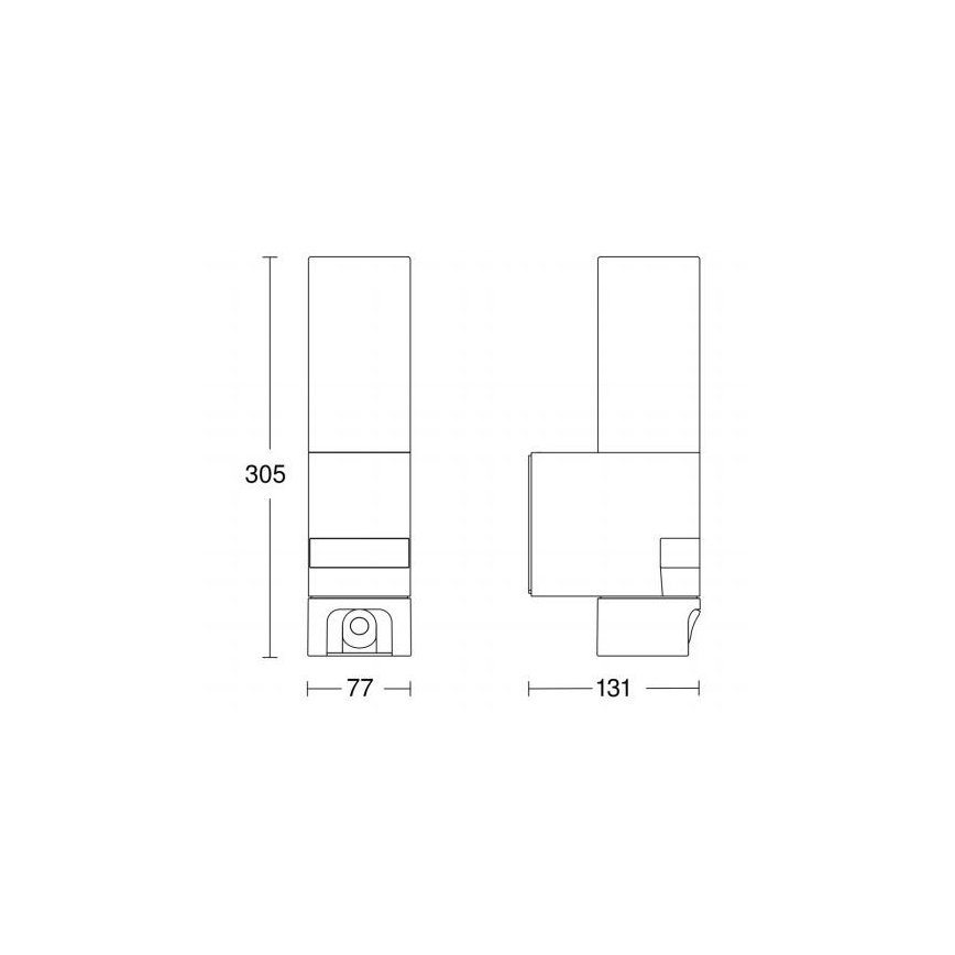 Steinel 065829 – LED Utomhusbelysning med Rörelsedetektor L 620 LED/13.5W/230V IP44
