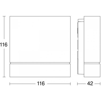 Steinel 066079 - Utomhusrörelsesensor IS 180 DIGI HD COM1 IP54 antracit