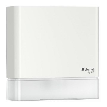 Steinel 066109 - Utomhuslampa med rörelsesensor  IS 180 DIGI HD COM1 IP54 vit