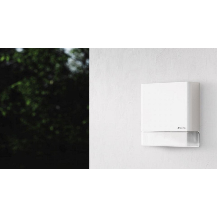 Steinel 066109 - Utomhuslampa med rörelsesensor  IS 180 DIGI HD COM1 IP54 vit