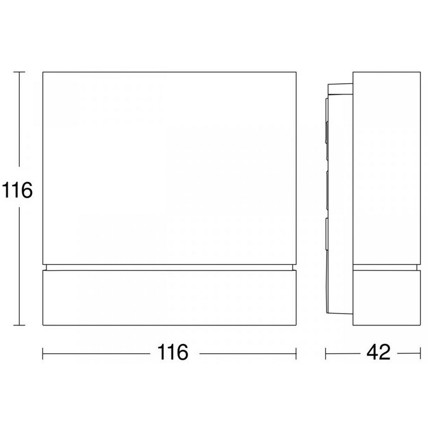 Steinel 066109 - Utomhuslampa med rörelsesensor  IS 180 DIGI HD COM1 IP54 vit