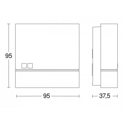 Steinel 066123 - Skymningssensor NIGHTMATIQ Plus IP54 vit
