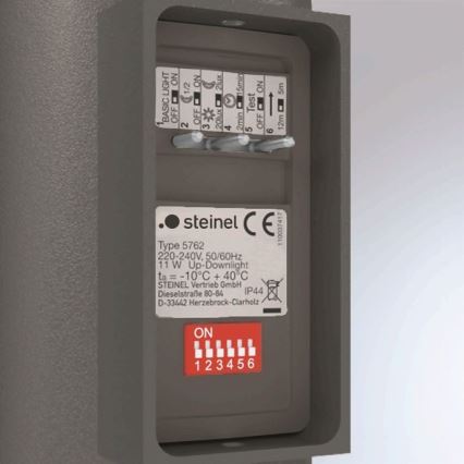 Steinel 067199 - Utomhus LED vägglampa  med sensor  L 930 S LED/9,3W/230V IP44 antracit