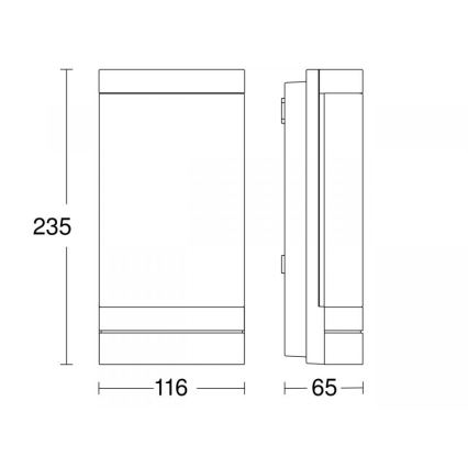 Steinel 067212 - Utomhus LED belysning med sensor L 271 SC LED/6,6W/230V 3000K IP44