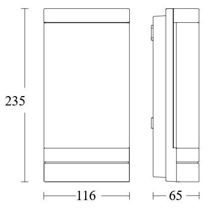 Steinel 067212 - Utomhus LED belysning med sensor L 271 SC LED/6,6W/230V 3000K IP44