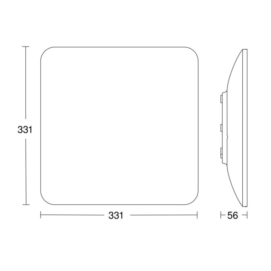 Steinel 067526 - LED dimbar taklampa med sensor RS PRO S30 Q SC LED/26W/230V 3000K