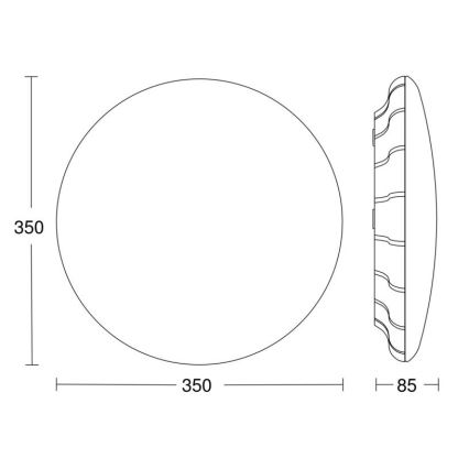 Steinel 068042 - LED taklampa med en sensor RS PRO S30 SC 25,8W/230V 4000K