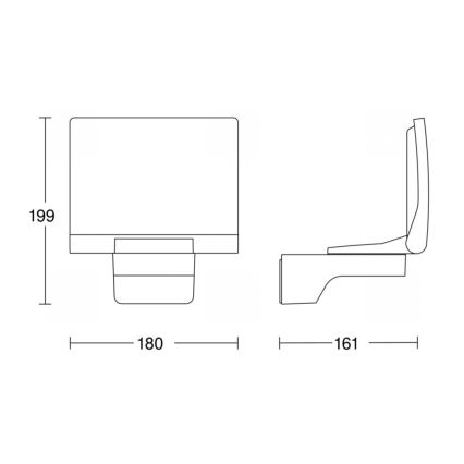 STEINEL 068080 – LED Utomhus Strålkastare XLED PRO LED/19.5W/230V IP44 3000K
