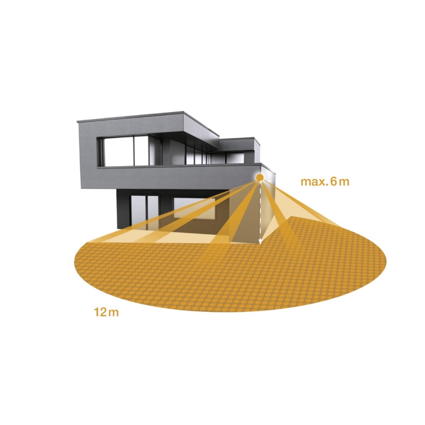 Steinel 068110 - LED strålkastare med sensor XLED PRO LED/20W/230V 3000K IP44 svart
