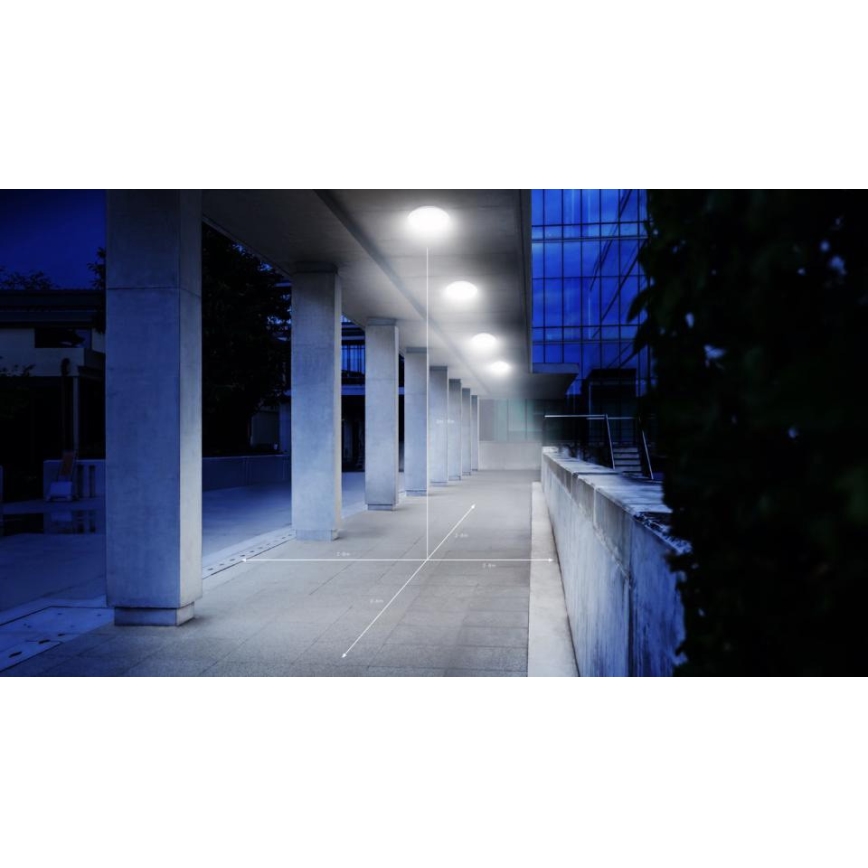 Steinel 068202 - LED badrumsplafond med sensor DL Vario Quattro PRO S LED/14W/230V 3000K IP54