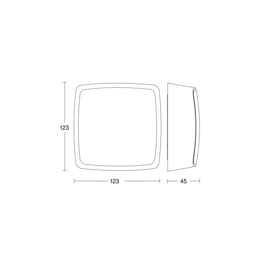 Steinel 068288 - Närvarodetektor TRUE PRESENCE COM2G IP54 svart