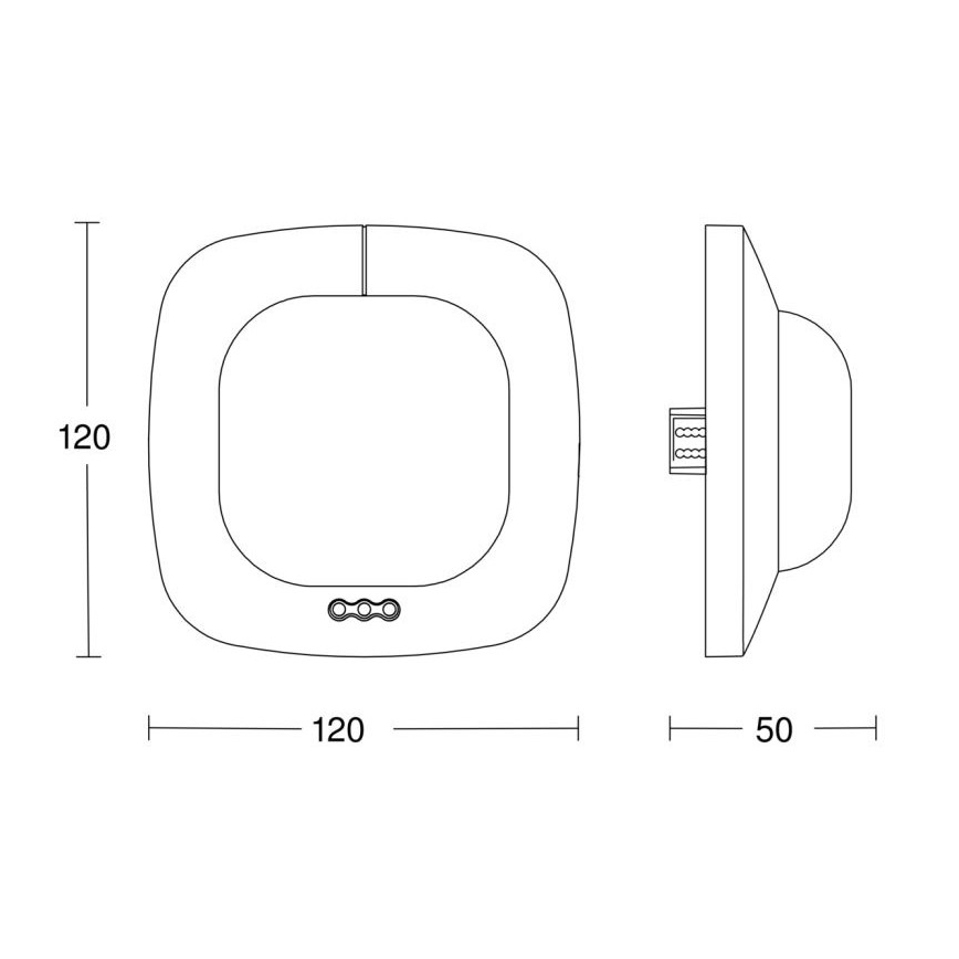 Steinel 068622 - Närvarodetektor IR Quattro HD 24m KNX svart