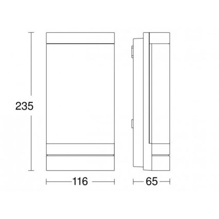 Steinel 068714 - Utomhus LED belysning L 271 C LED/6,6W/230V 3000K IP44
