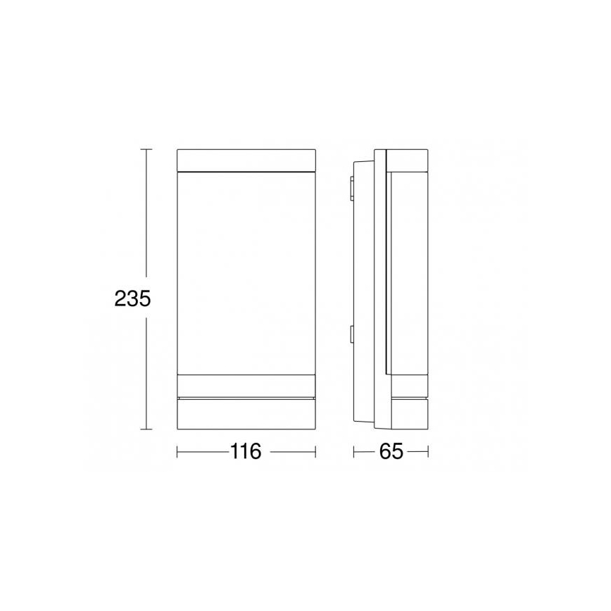 Steinel 068714 - Utomhus LED belysning L 271 C LED/6,6W/230V 3000K IP44