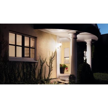 Steinel 069186 - Utomhus vägglampa  L 15 1xE27/60W/230V IP44 vit 