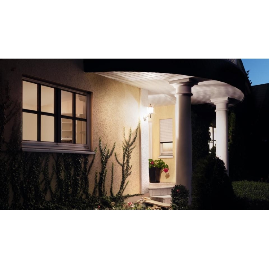 Steinel 069186 - Utomhus vägglampa  L 15 1xE27/60W/230V IP44 vit 