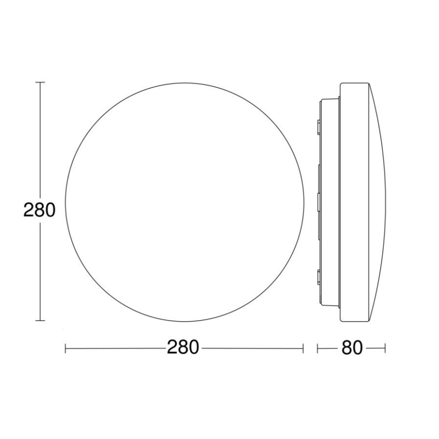 Steinel 069674 - LED taklampa för badrum med sensor RSPRO P1 LED/9,4W/230V 4000K IP54