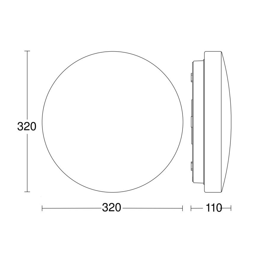 Steinel 069735-LED Badrumsbelysning med sensor RSPRO P2 9,5W/230V 4000K IP54