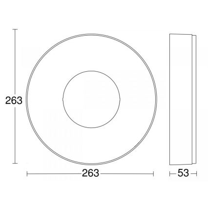 Steinel 078782 - LED taklampa med en sensor RS 200 SC LED/17,1W/230V 3000K IP54