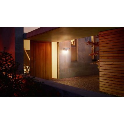 Steinel 079291- LED Utomhus väggbelysning L800C LED/7,5W/230V IP44 antracit