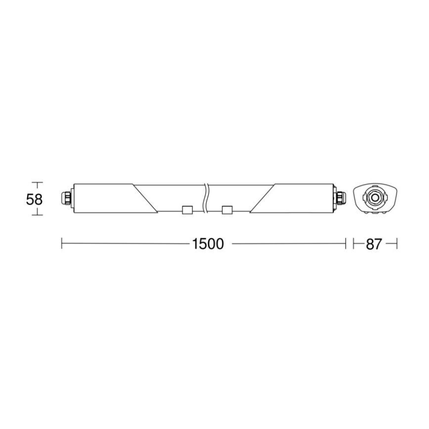 Steinel 079338 - LED Industriell lampa med sensorr RS PRO 5150 SC 5C LED/42W/230V IP66