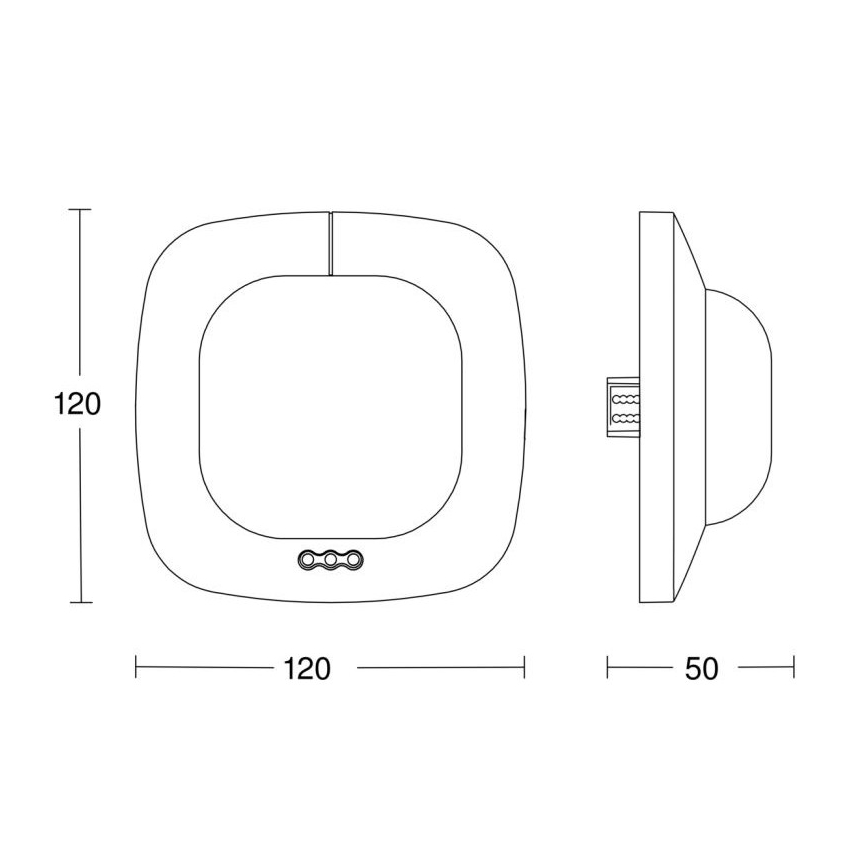 Steinel 079376 - Närvarodetektor IR Quattro HD 24m DALI-2 APC vit