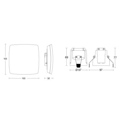 Steinel 079451 - Närvarodetektor TRUE PRESENCE KNX vit