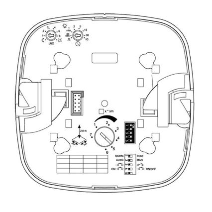 Steinel 079482 - Närvarodetektor Dual HF COM1 vit