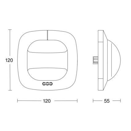 Steinel 079499 - Närvarodetektor Dual HF DALI-2 APC vit