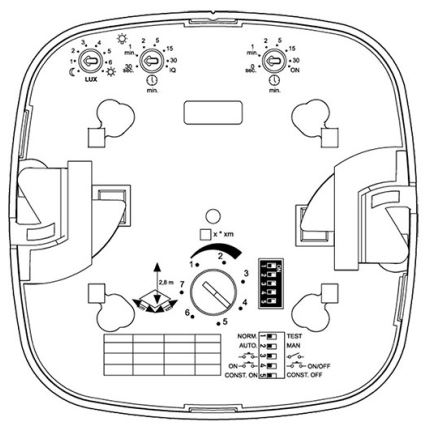 Steinel 079529 - Närvarodetektor HF 360 DALI-2 APC vit