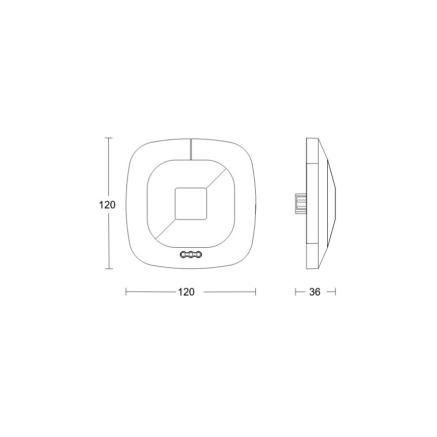 Steinel 079536 - Närvarodetektor HF 360 KNX vit