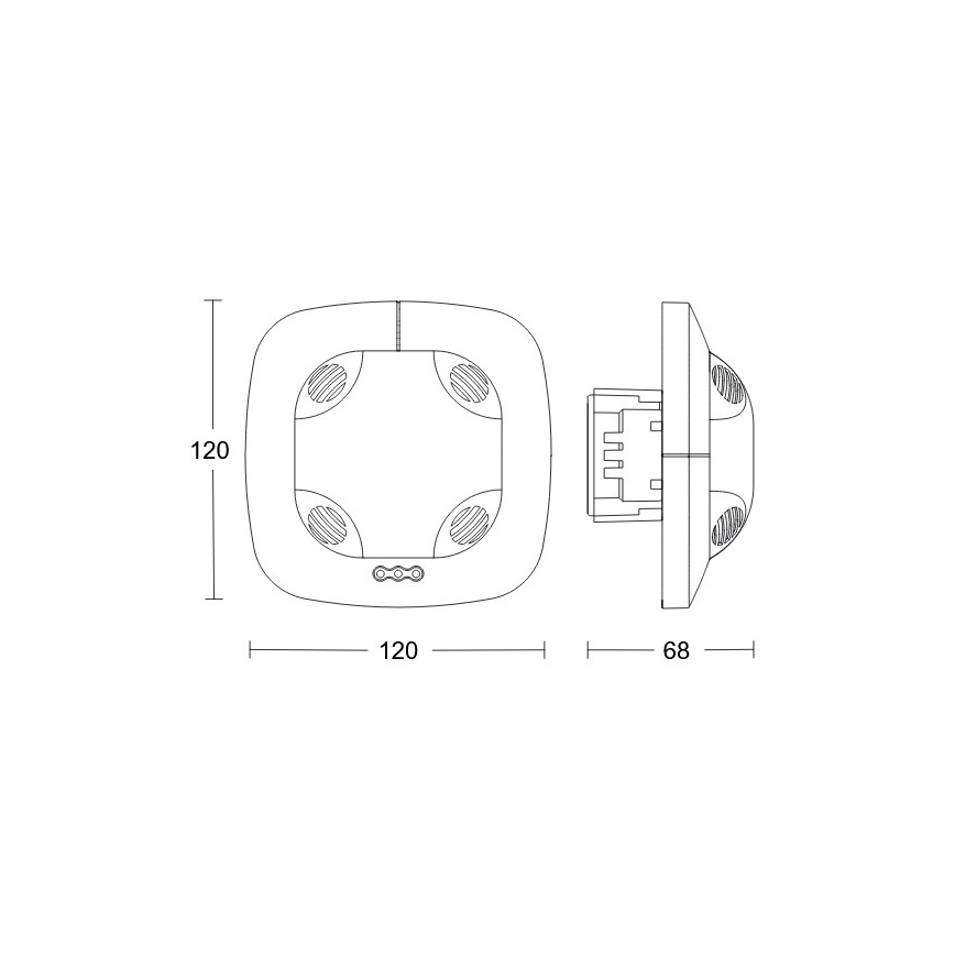 Steinel 079574 - Närvarodetektor DualTech COM1 vit