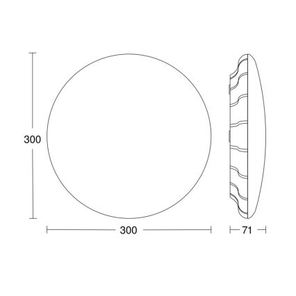 Steinel 081072 - LED Taklampa med sensor RS PRO S10 SC LED/9,1W/230V 4000K
