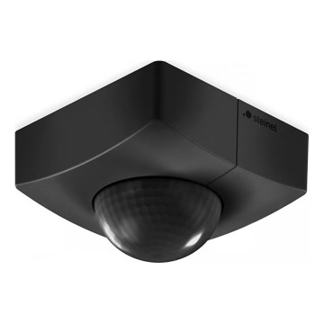 Steinel 084134 - Utomhuslampa med rörelsesensor IS 345-E KNX V3.1 AP SW IP54 svart