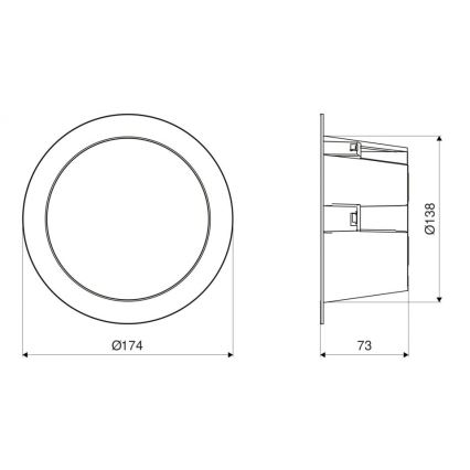 Steinel 084998 - LED Ljusreglerad utomhus upphängd taklampa med sensor RS PRO DL 150 SC LED/10,8W/230V 3000/4000/5700K IP54